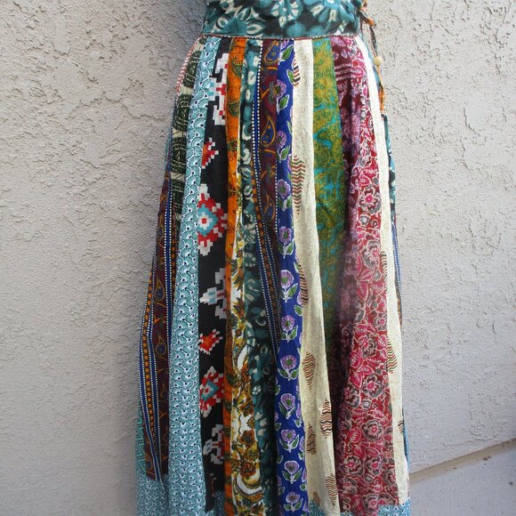 JADED GYPSY ~ AROUND THE WORLD SKIRT ~ FREE SIZE ~ ADJUSTABLE ~ XS to X… - Picture 3 of 15
